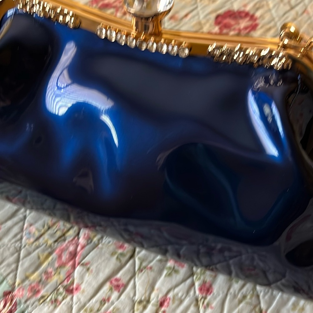 NAVY JEWELED BAG - Picture 6 of 10